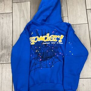 BLUE SPIDER HOODIE